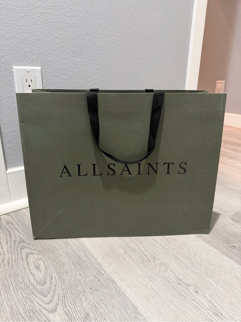 All Saints shopping bag